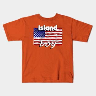 Island boy America Kids T-Shirt